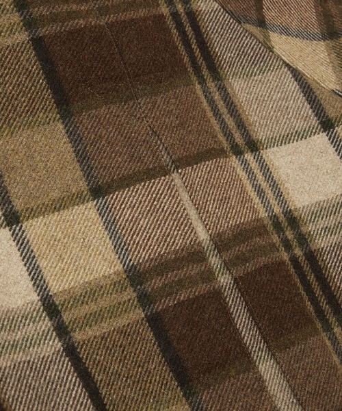FRANK LEDER(フランクリーダー)の「FRANK LEDER BROWN BIG CHEQUARED WOOL M 6 (0521039)(その他アウター・メンズ・ライトベージュ・MEDIUM)」の9枚目の写真
