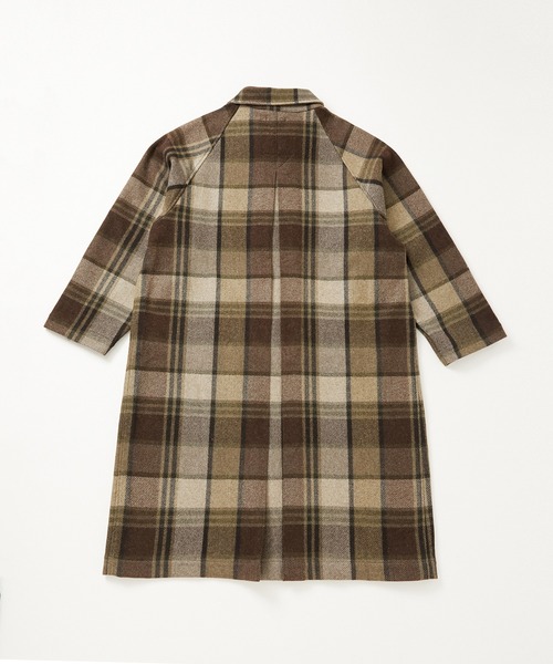 FRANK LEDER BROWN BIG CHEQUARED WOOL M 6 (0521039)（その他アウター