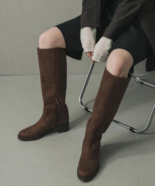 SENSE OF PLACE by URBAN RESEARCH（センスオブプレイスバイアーバンリサーチ）の「FSロングブーツ（ブーツ・レディース・ブラウン/ダークブラウン・SMALL/MEDIUM/LARGE）」の14枚目の写真