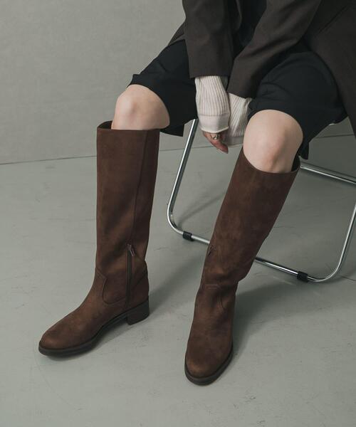 SENSE OF PLACE by URBAN RESEARCH（センスオブプレイスバイアーバンリサーチ）の「FSロングブーツ（ブーツ・レディース・ブラウン/ダークブラウン・SMALL/MEDIUM/LARGE）」の13枚目の写真