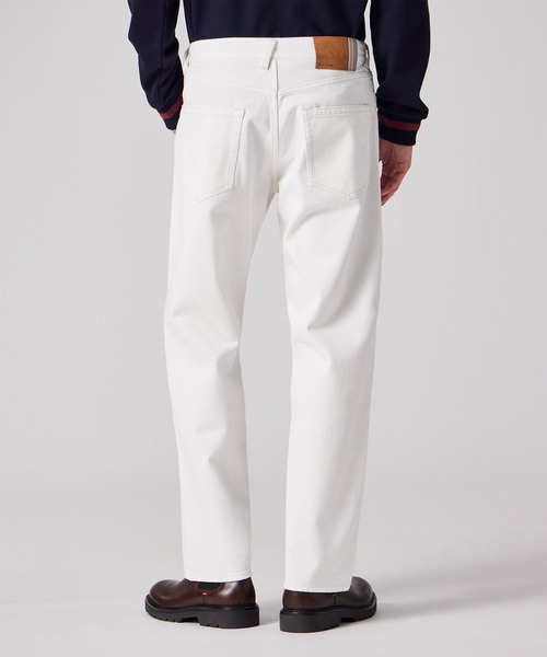 Paul Smith(ポールスミス)の「シグネチャーストライプ パッチジーンズ / 253137 842YD(デニムパンツ・メンズ・ホワイト・MEDIUM/LARGE/X-LARGE)」の3枚目の写真