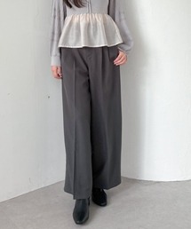 archives（アルシーヴ）の「【ＳＥＴＵＰ対応】２タックワイドスラックス（スラックス）」