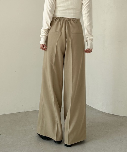 archives(アルシーヴ)の「【SETUP対応】2タックワイドスラックス(スラックス・レディース・グレー/ブラウン/ベージュ・MEDIUM)」の8枚目の写真