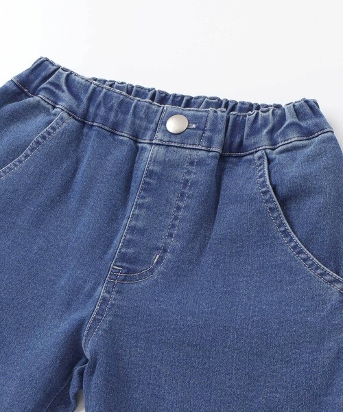 BeBe（ベベ）の「ストレッチジョグデニムスカラップポケットロングパンツ(90~160cm)（デニムパンツ・キッズ・ブルー・120cm/140cm/130cm/110cm/150cm）」の9枚目の写真