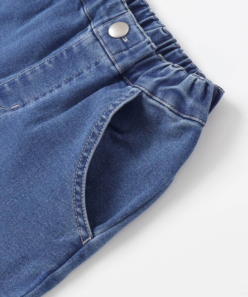 BeBe（ベベ）の「ストレッチジョグデニムスカラップポケットロングパンツ(90~160cm)（デニムパンツ・キッズ・ブルー・120cm/140cm/130cm/110cm/150cm）」の10枚目の写真