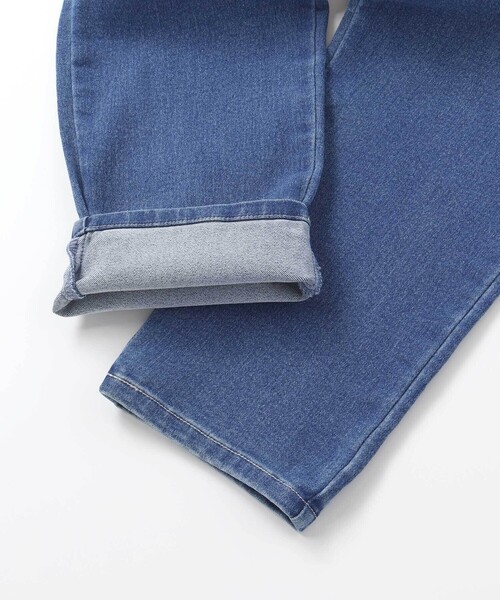 BeBe（ベベ）の「ストレッチジョグデニムスカラップポケットロングパンツ(90~160cm)（デニムパンツ・キッズ・ブルー・120cm/140cm/130cm/110cm/150cm）」の12枚目の写真