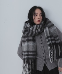 Shelly island | チェックマフラー(マフラー)