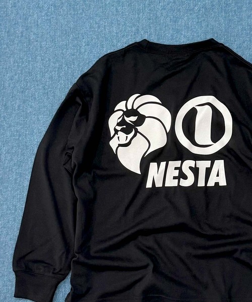NESTA BRAND(ネスタブランド)の「【NESTA BRAND / ネスタブランド】バックプリント オーバーサイズ ロンT 長袖 Tシャツ キッズ(Tシャツ/カットソー・キッズ・ホワイト系その他/チャコール/ネイビー/ブラック/オフホワイト/杢グレー/ダークグリーン/ブラック系その他・110/120/130/140/150/160)」の5枚目の写真