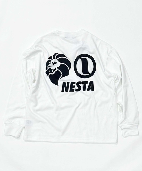 NESTA BRAND(ネスタブランド)の「【NESTA BRAND / ネスタブランド】バックプリント オーバーサイズ ロンT 長袖 Tシャツ キッズ(Tシャツ/カットソー・キッズ・ホワイト系その他/チャコール/ネイビー/ブラック/オフホワイト/杢グレー/ダークグリーン/ブラック系その他・110/120/130/140/150/160)」の16枚目の写真