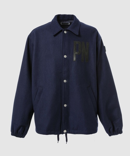 PHINGERIN(フィンガリン)の「WOOL MELTON COACH JACKET(その他アウター・メンズ・ネイビー/バーガンディー/ブラック・L)」の1枚目の写真