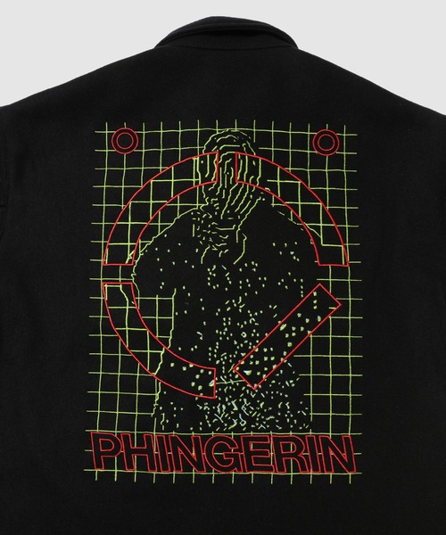 PHINGERIN(フィンガリン)の「WOOL MELTON COACH JACKET(その他アウター・メンズ・ネイビー/バーガンディー/ブラック・L)」の18枚目の写真