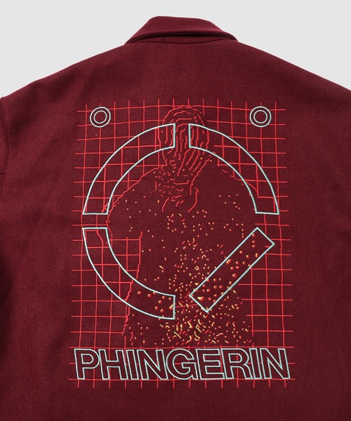 PHINGERIN(フィンガリン)の「WOOL MELTON COACH JACKET(その他アウター・メンズ・ネイビー/バーガンディー/ブラック・L)」の21枚目の写真