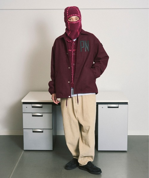 PHINGERIN(フィンガリン)の「WOOL MELTON COACH JACKET(その他アウター・メンズ・ネイビー/バーガンディー/ブラック・L)」の4枚目の写真