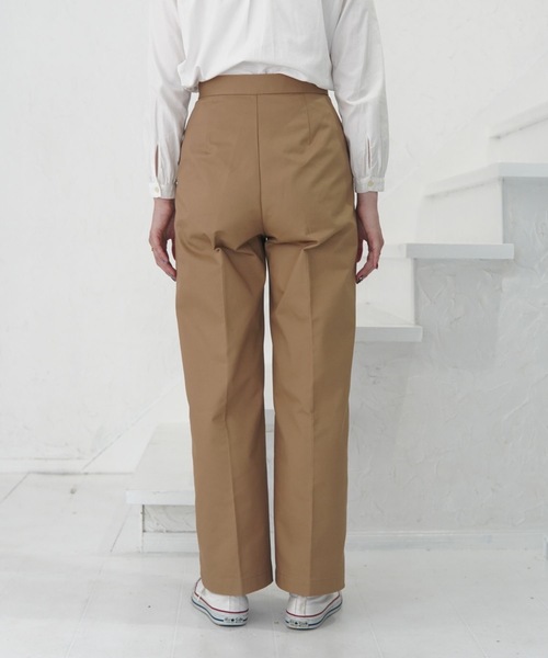 ZOZOMARKET（ゾゾマーケット）の「センタープレスストレートスラックス-ZOZOMARKET by ハヤシアンナ（チノパンツ・レディース・キャメル/ブラック・マルチサイズ）」の13枚目の写真