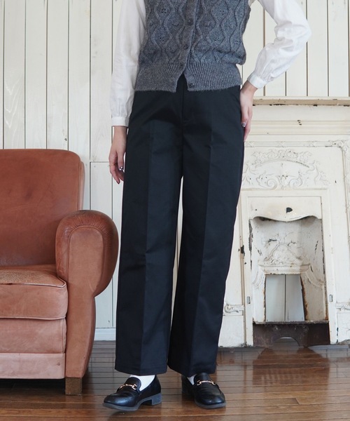 ZOZOMARKET（ゾゾマーケット）の「センタープレスストレートスラックス-ZOZOMARKET by ハヤシアンナ（チノパンツ・レディース・キャメル/ブラック・マルチサイズ）」の17枚目の写真