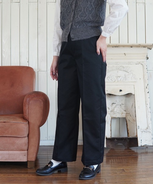 ZOZOMARKET（ゾゾマーケット）の「センタープレスストレートスラックス-ZOZOMARKET by ハヤシアンナ（チノパンツ・レディース・キャメル/ブラック・マルチサイズ）」の18枚目の写真