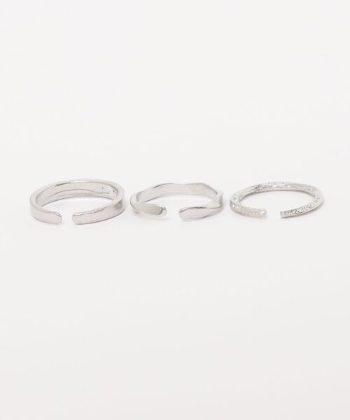 almo(アルモ)の「シルバーリング3点セット/3点セット(RO)(リング・レディース・シルバー系その他2/シルバー系その他・FREE)」の3枚目の写真