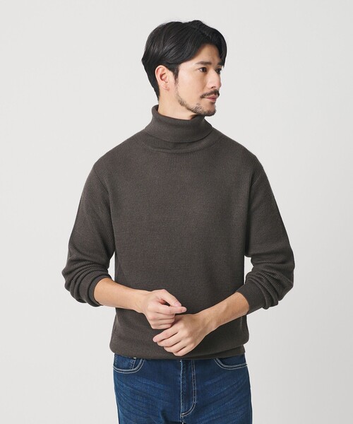 タートルネックニット セール】 SHIPS Colors:〈手洗い可能〉RICHLUX タートルネック ニット