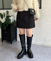 prose verse（プロズヴェール）の「ダブルクロス台形ミニスカート（スカート）」