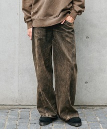 【JieDa】USED 3D WORK DENIM (NEW WASH)