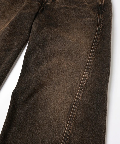 Jieda(ジエダ)の「【JieDa】USED 3D WORK DENIM (NEW WASH)(デニムパンツ・メンズ・ブラック/インディゴブルー・1/2)」の13枚目の写真