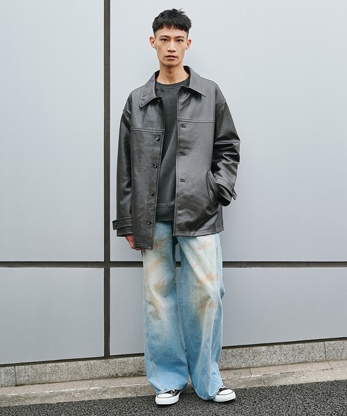 セール】【JieDa】USED 3D WORK DENIM (NEW WASH)（デニムパンツ
