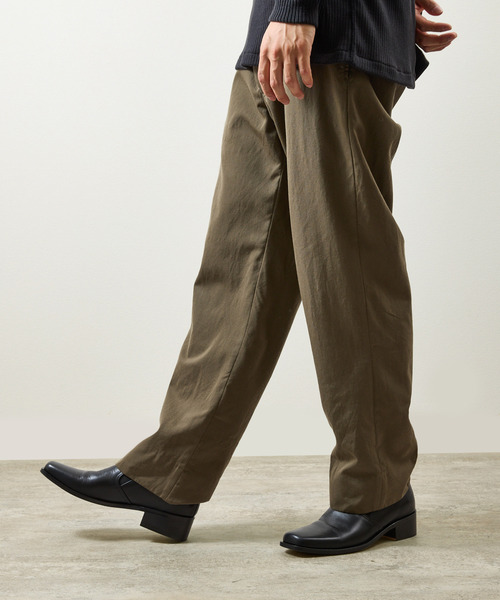 And A(アンドエー)の「PADRONE パドローネ / BL SQUARE SIDE GORE SHOES スクエアトゥサイドゴアスリッポンシューズ / PU8777-2003(ドレスシューズ・メンズ・ブラック・40/41/42)」の3枚目の写真