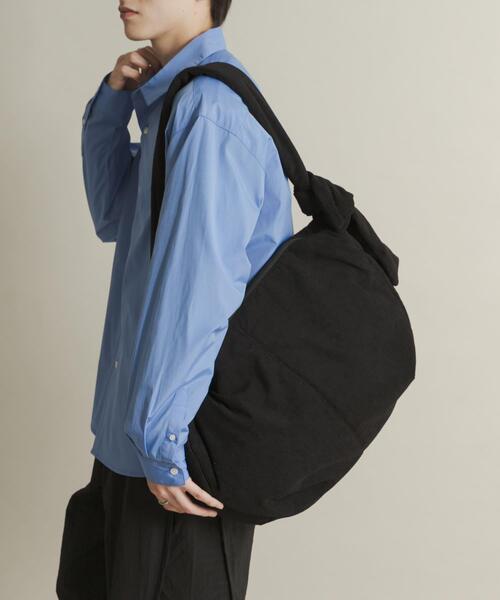 SENSE OF PLACE by URBAN RESEARCH（センスオブプレイスバイアーバンリサーチ）の「コーデュロイビッグショルダー（ショルダーバッグ・メンズ・ブラック/グレー/アイボリー・ONE）」の7枚目の写真