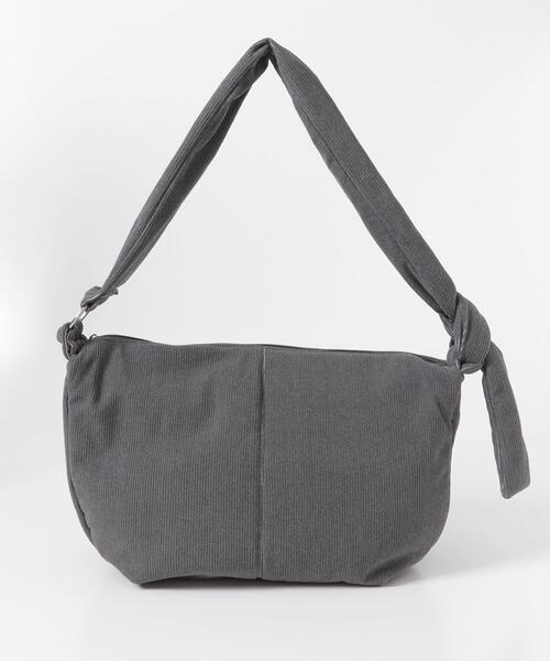 SENSE OF PLACE by URBAN RESEARCH（センスオブプレイスバイアーバンリサーチ）の「コーデュロイビッグショルダー（ショルダーバッグ・メンズ・ブラック/グレー/アイボリー・ONE）」の12枚目の写真