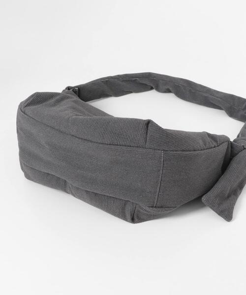 SENSE OF PLACE by URBAN RESEARCH（センスオブプレイスバイアーバンリサーチ）の「コーデュロイビッグショルダー（ショルダーバッグ・メンズ・ブラック/グレー/アイボリー・ONE）」の14枚目の写真