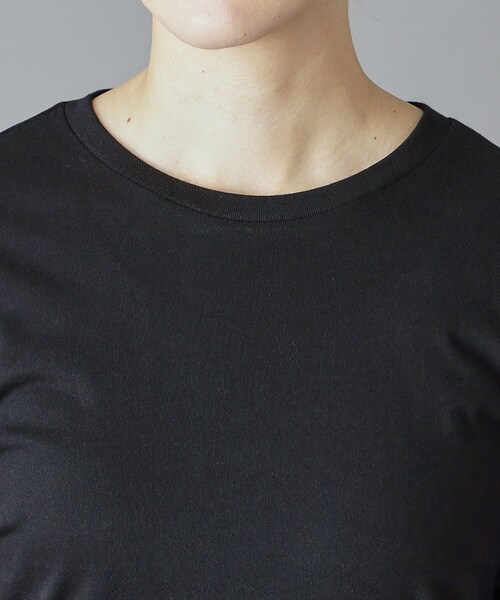 muller of yoshiokubo（ミュラーオブヨシオクボ）の「muller of yoshiokubo（ミュラーオブヨシオクボ）FLOWY FRILLED LONG SLEEVE T（Tシャツ/カットソー・レディース・ブラック・00）」の7枚目の写真