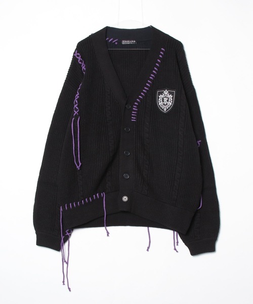 TRAVAS TOKYO/トラバス トーキョー』ステッチ入りケーブルニット