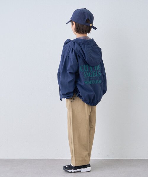 CIAOPANIC TYPY（チャオパニックティピー）の「【KIDS】バック刺繍フードマウンテンパーカー/WEB限カラーあり（マウンテンパーカー・キッズ・ネイビー/ブラック/カーキ・LARGE/MEDIUM/SMALL/XX-LARGE/X-LARGE）」の5枚目の写真