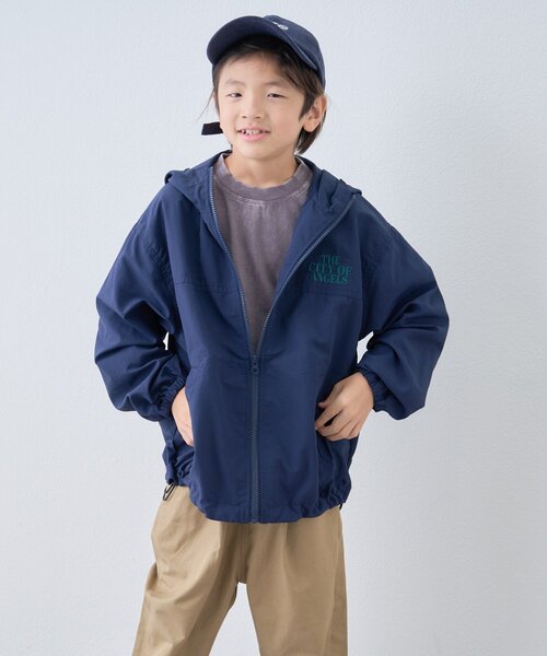 CIAOPANIC TYPY（チャオパニックティピー）の「【KIDS】バック刺繍フードマウンテンパーカー/WEB限カラーあり（マウンテンパーカー・キッズ・ネイビー/ブラック/カーキ・LARGE/MEDIUM/SMALL/XX-LARGE/X-LARGE）」の6枚目の写真