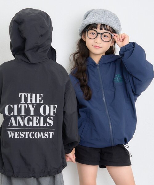 CIAOPANIC TYPY（チャオパニックティピー）の「【KIDS】バック刺繍フードマウンテンパーカー/WEB限カラーあり（マウンテンパーカー・キッズ・ネイビー/ブラック/カーキ・LARGE/MEDIUM/SMALL/XX-LARGE/X-LARGE）」の14枚目の写真