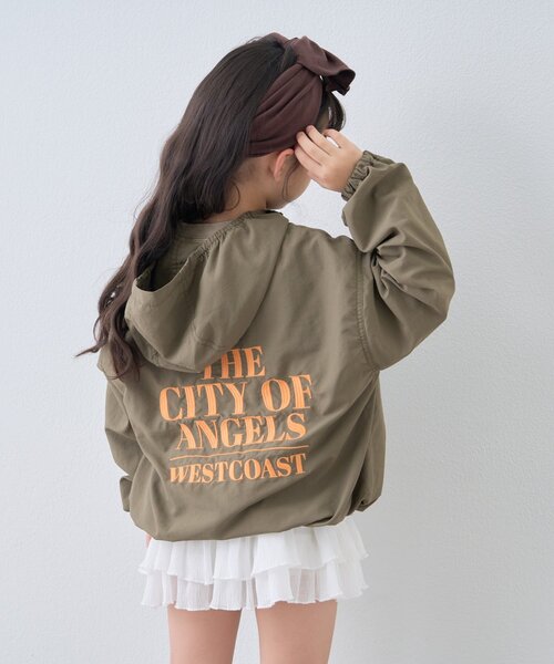 CIAOPANIC TYPY（チャオパニックティピー）の「【KIDS】バック刺繍フードマウンテンパーカー/WEB限カラーあり（マウンテンパーカー・キッズ・ネイビー/ブラック/カーキ・LARGE/MEDIUM/SMALL/XX-LARGE/X-LARGE）」の17枚目の写真