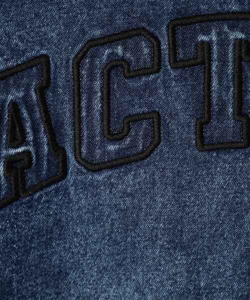 SHOO・LA・RUE(シューラルー)の「【130-150cm】デニムフードブルゾン(ブルゾン・キッズ・ブルー系その他/ブラック・13/14/15 )」の10枚目の写真