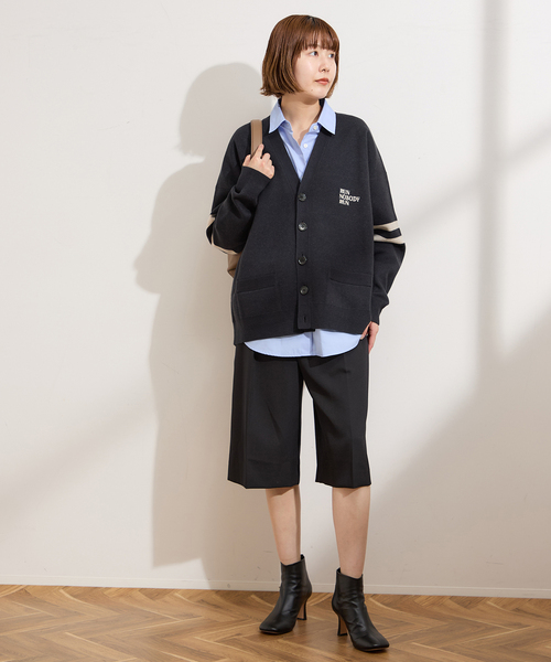 St.Johns 3rd club(セントジョンズサードクラブ)の「【ST.JOHNS 3RD CLUB】RUNNING CLUB CD:カーディガン(カーディガン/ボレロ・レディース・ネイビー・FREE)」の2枚目の写真