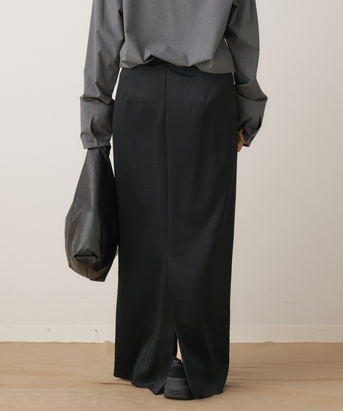 プラージュ　crush satin minimal スカート crush satin minimal スカート（スカート）｜Plage（プラージュ）の
