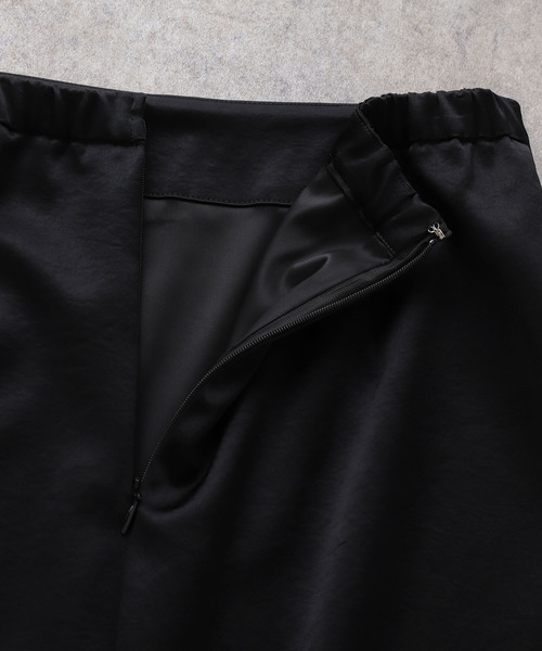 plage（プラージュ）の「crush satin minimal スカート（スカート・レディース・ホワイト/ブラック・34/36/38）」の21枚目の写真