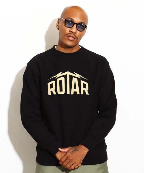 ROTAR(ローター)の「ROTAR Lightning LOGO 2 SWEAT(スウェット・メンズ・ブラック/アッシュグレー/ブルー系その他/サンドベージュ・SMALL/MEDIUM/LARGE/X-LARGE)」の6枚目の写真