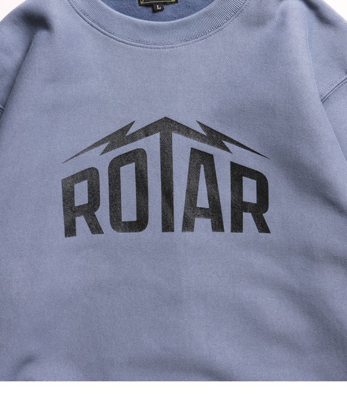 ROTAR(ローター)の「ROTAR Lightning LOGO 2 SWEAT(スウェット・メンズ・ブラック/アッシュグレー/ブルー系その他/サンドベージュ・SMALL/MEDIUM/LARGE/X-LARGE)」の9枚目の写真