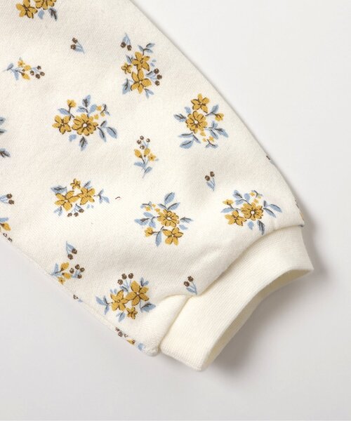 apres les cours（アプレレクール）の「ハート・花柄裏毛パジャマ（ルームウェア/パジャマ・キッズ・アイボリー/レッド・110/120/130/80/90/100）」の8枚目の写真