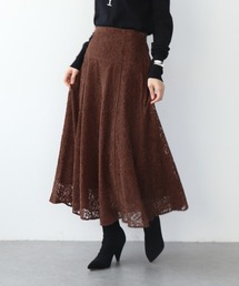 Jines | モールカットレース フレアースカート(スカート)