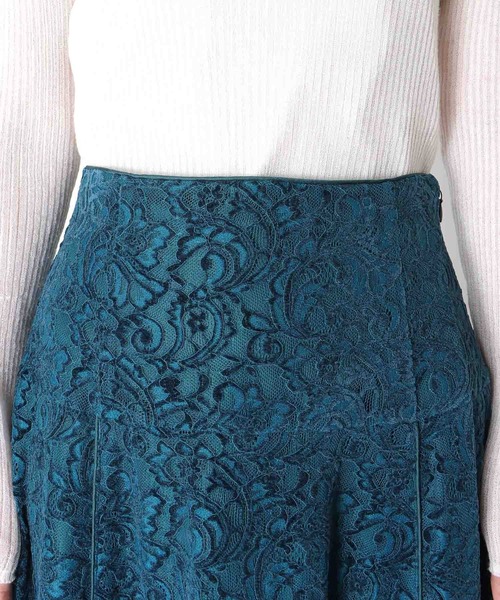 Jines(ジネス)の「モールカットレース フレアースカート(スカート・レディース・ブラウン/ブラック/ブルー・38)」の16枚目の写真