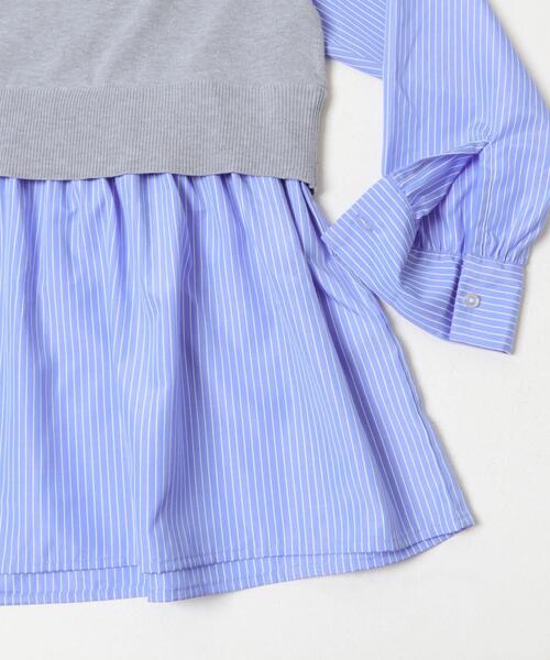 ITEMS URBANRESEARCH（アイテムズ アーバンリサーチ）の「ドッキングニットプルオーバー（ニット/セーター・レディース・オフホワイト/グレー/ネイビー・FREE）」の14枚目の写真