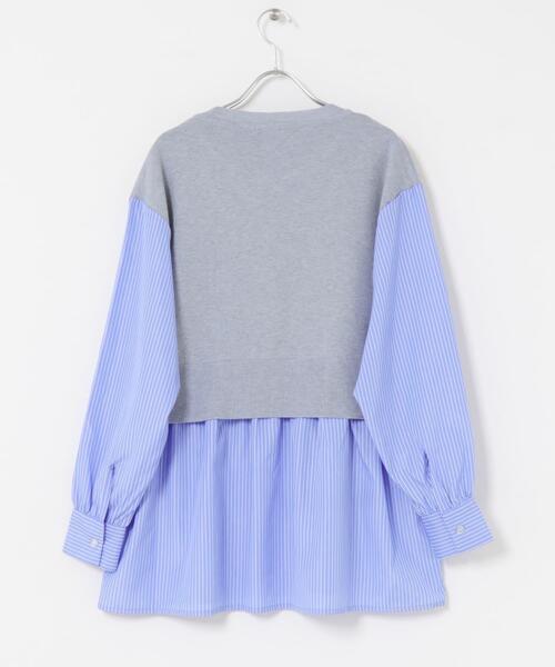 ITEMS URBANRESEARCH（アイテムズ アーバンリサーチ）の「ドッキングニットプルオーバー（ニット/セーター・レディース・オフホワイト/グレー/ネイビー・FREE）」の15枚目の写真