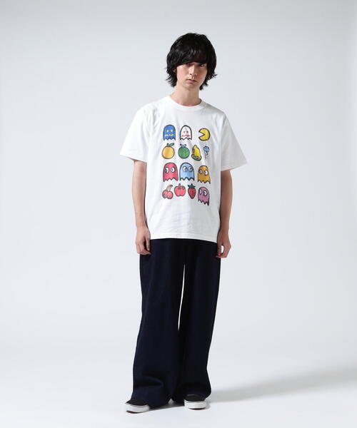 ROYAL FLASH（ロイヤルフラッシュ）の「guernika/ゲルニカ/PAC-MAN Paint T-shirt / PAC-MAN characters（Tシャツ/カットソー・メンズ・ホワイト・2XL/L/XL/M）」の4枚目の写真