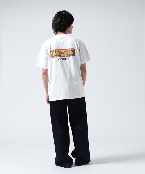 ROYAL FLASH（ロイヤルフラッシュ）の「guernika/ゲルニカ/PAC-MAN Paint T-shirt / PAC-MAN characters（Tシャツ/カットソー・メンズ・ホワイト・2XL/L/XL/M）」の3枚目の写真