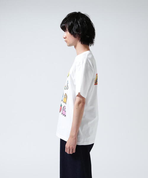ROYAL FLASH（ロイヤルフラッシュ）の「guernika/ゲルニカ/PAC-MAN Paint T-shirt / PAC-MAN characters（Tシャツ/カットソー・メンズ・ホワイト・2XL/L/XL/M）」の9枚目の写真